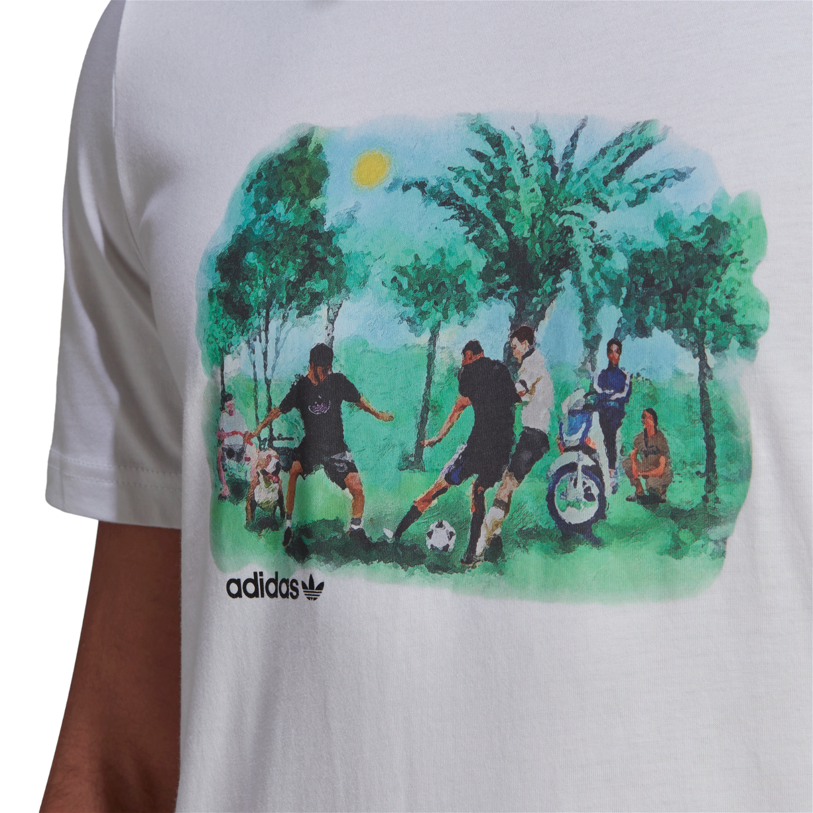 adidas Originals SPRT Summer Tee - White - ViaductClothing -  -  