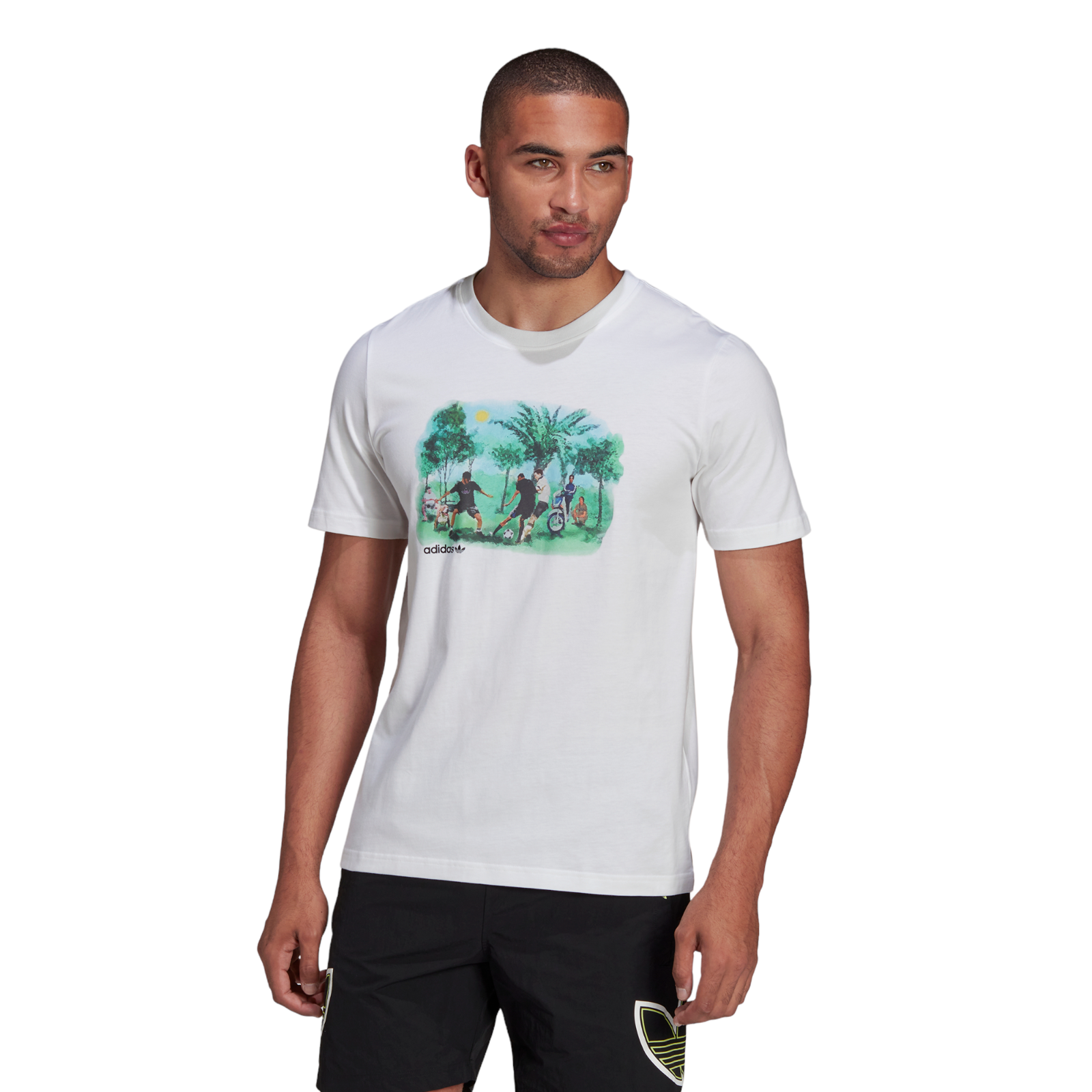 adidas Originals SPRT Summer Tee - White - ViaductClothing -  -  