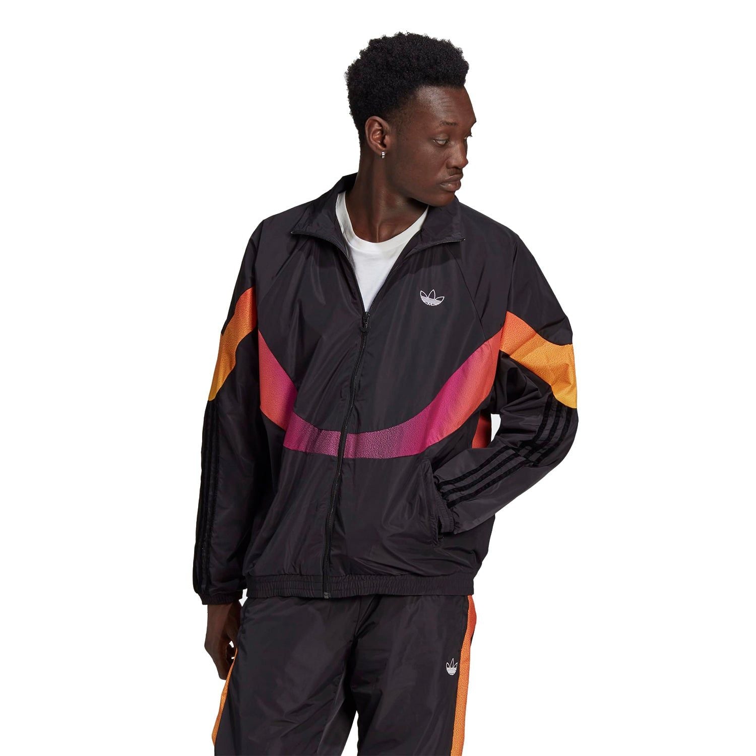 adidas Originals SPRT Supersport Woven Track Top - Black - ViaductClothing -  -  