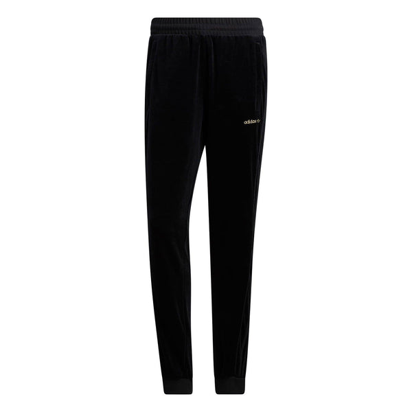 adidas Originals SPRT Velour 3-Stripes Pants - Black - ViaductClothing -  -  