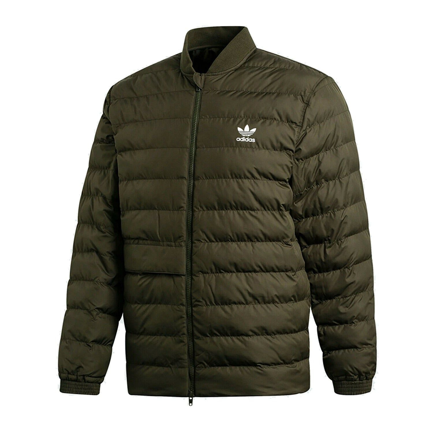 adidas Originals SST Superstar Outdoor Down Jacket - Night Cargo Green - ViaductClothing -  -  