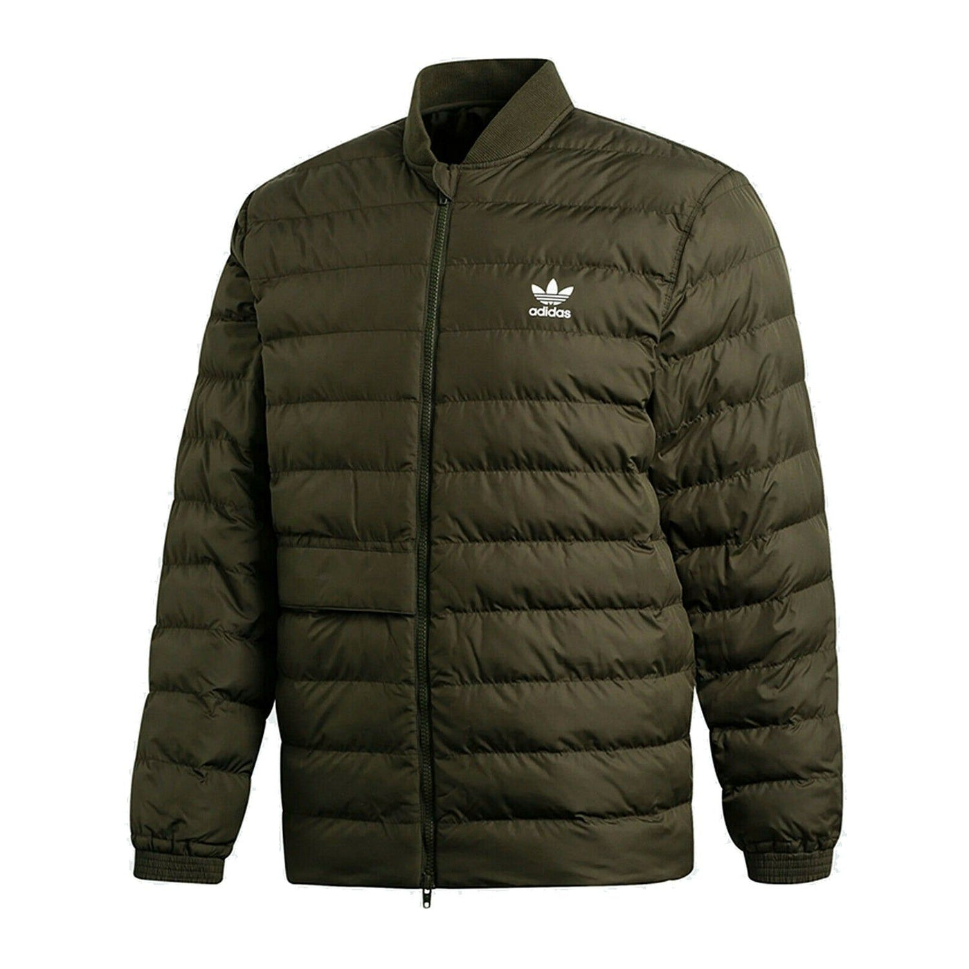 adidas Originals SST Superstar Outdoor Down Jacket Night Cargo Green ViaductClothing