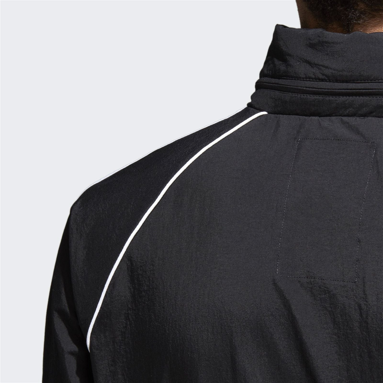 adidas Originals SST Superstar Windbreaker Jacket Black CW1309 ViaductClothing