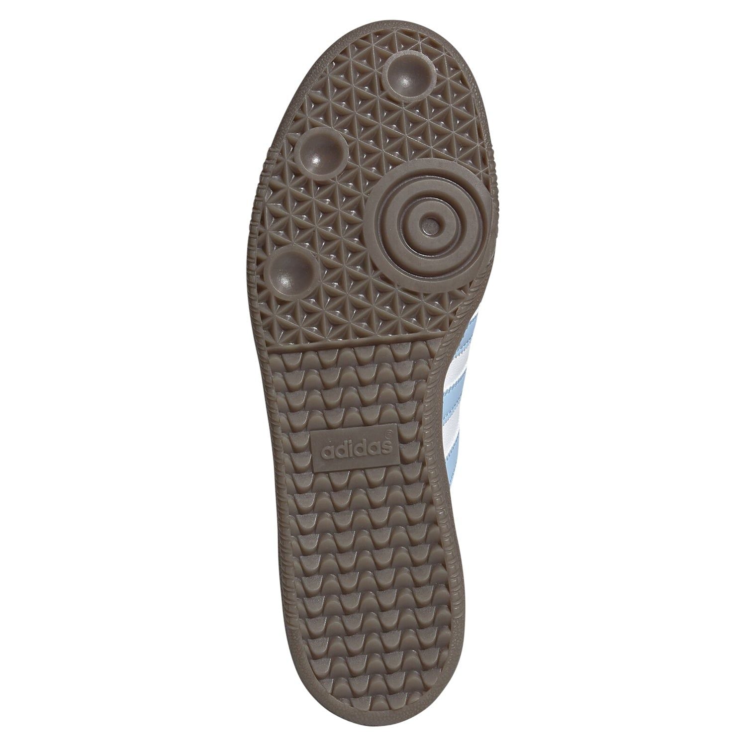 adidas Originals Samba OG Trainers - White & Sky Blue - ViaductClothing -  -  