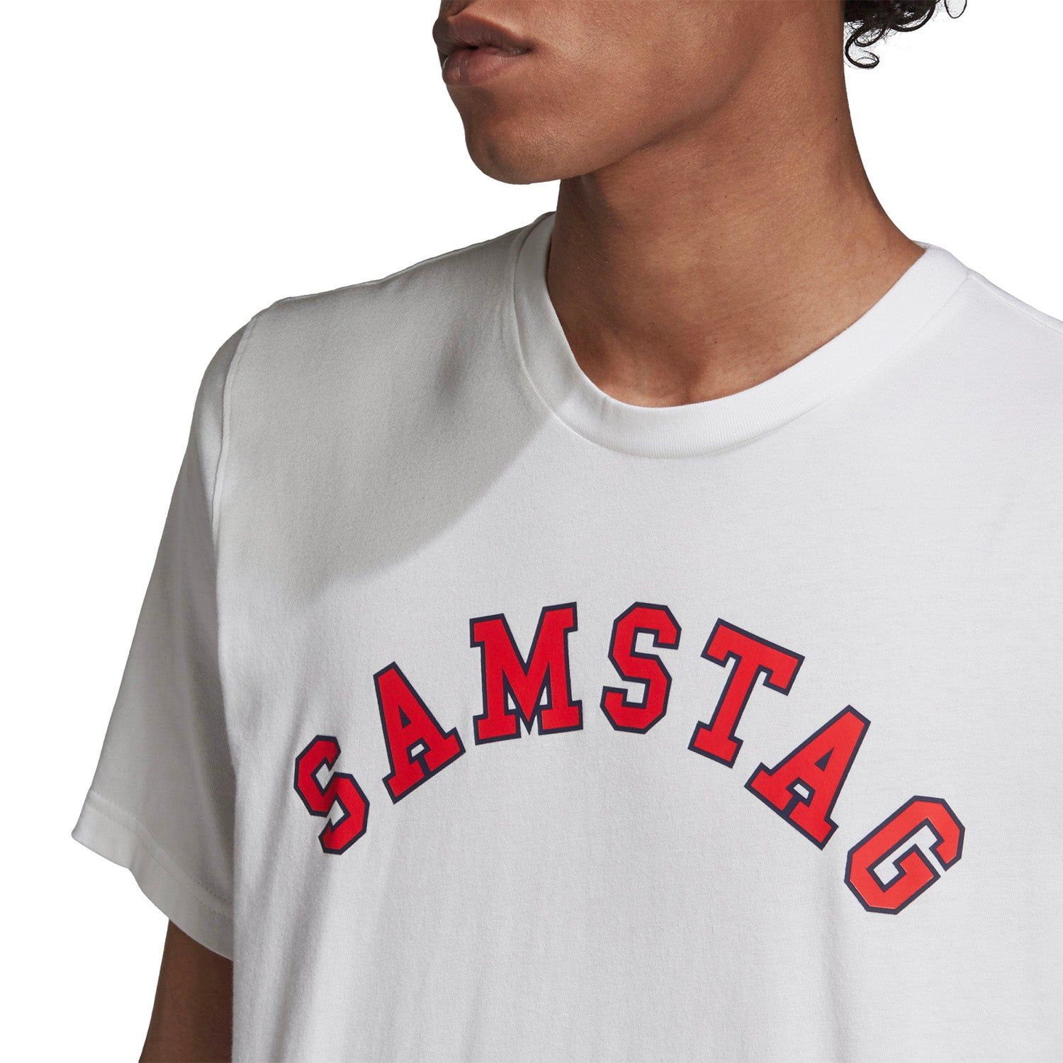 adidas Originals Samstag Graphic T-Shirt - White - ViaductClothing -  -  