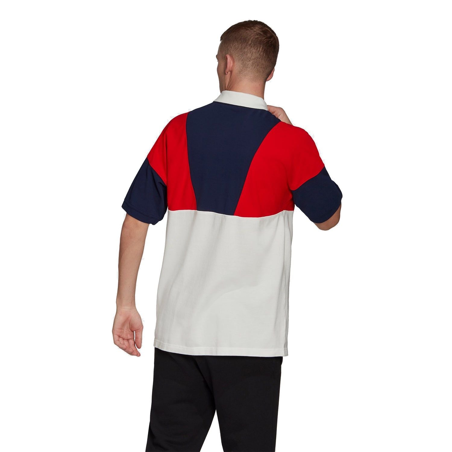 adidas Originals Samstag Polo Shirt - Red - ViaductClothing -  -  