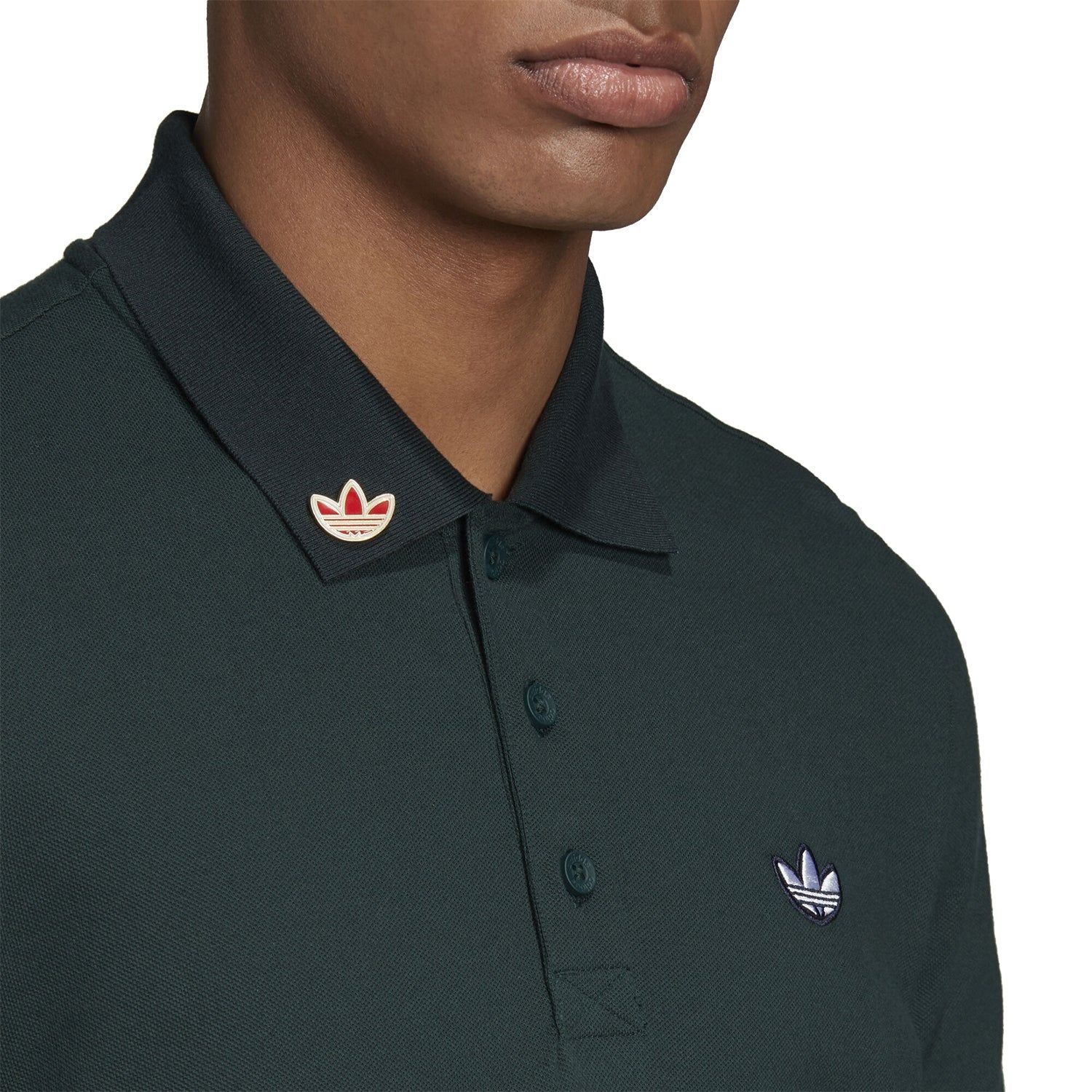 adidas Originals Samstag Polo Tee - Green - ViaductClothing -  -  