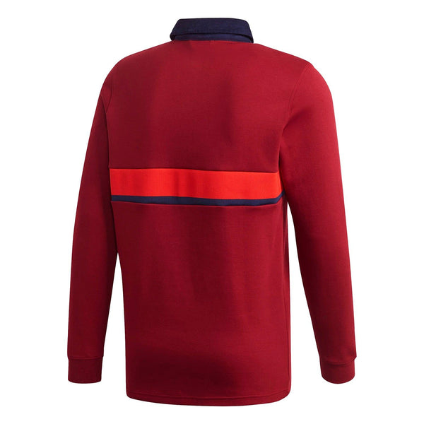 adidas Originals Samstag Rugby Top - Collegiate Burgundy - ViaductClothing -  -  