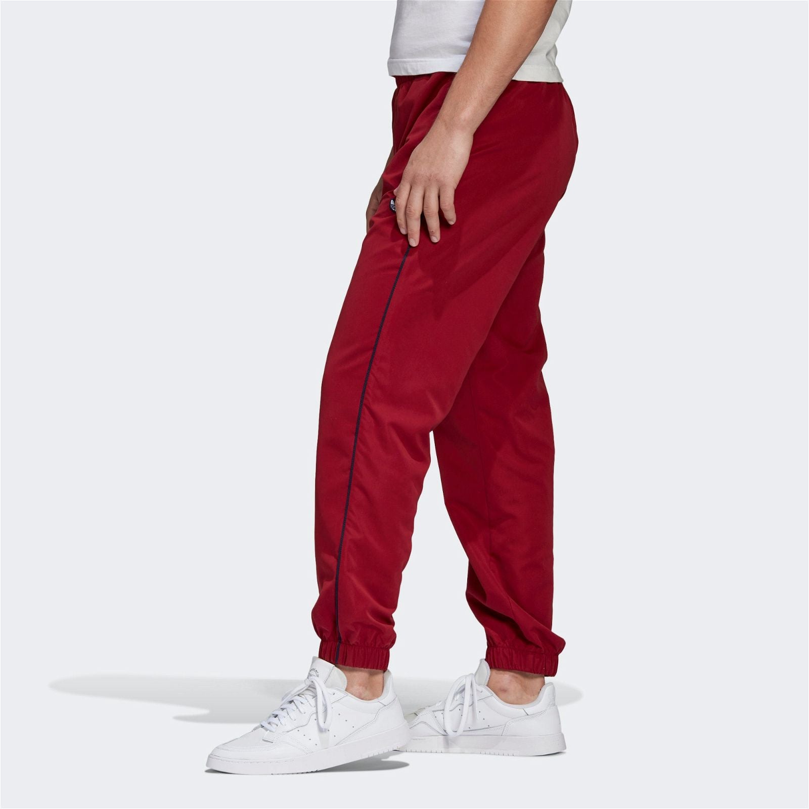 adidas Originals Samstag Track Pants - Burgundy - ViaductClothing -  -  