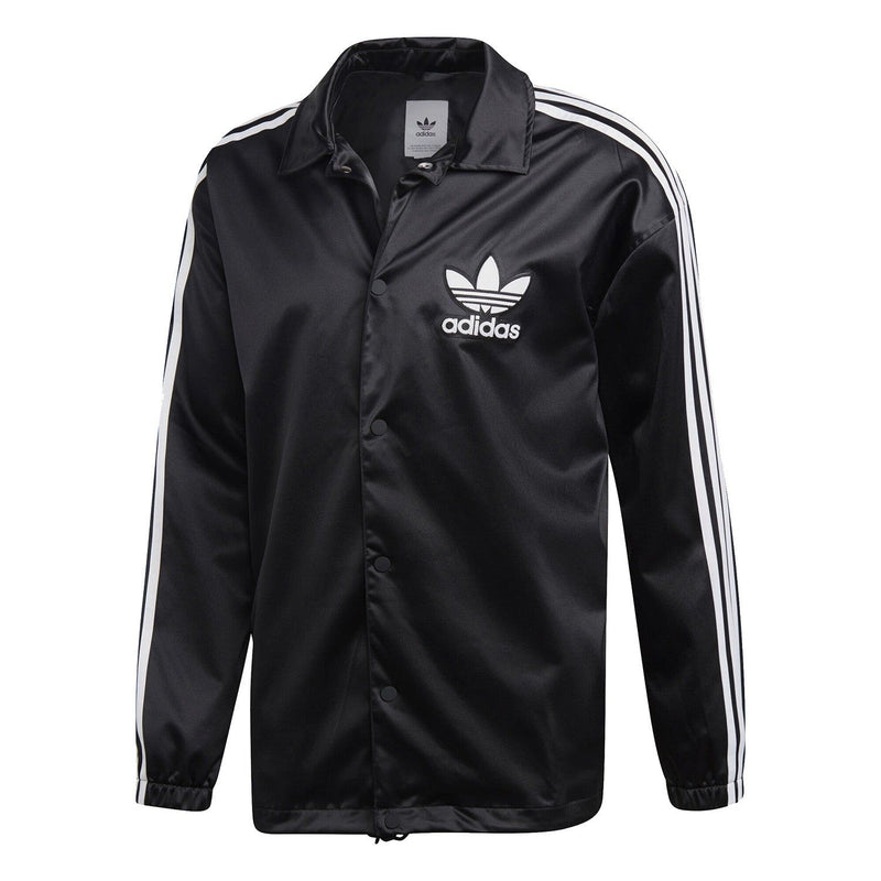 Adidas satin coach jacket shop