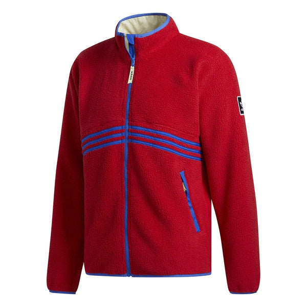 adidas Originals Sherpa Jacket - Red - ViaductClothing -  -  