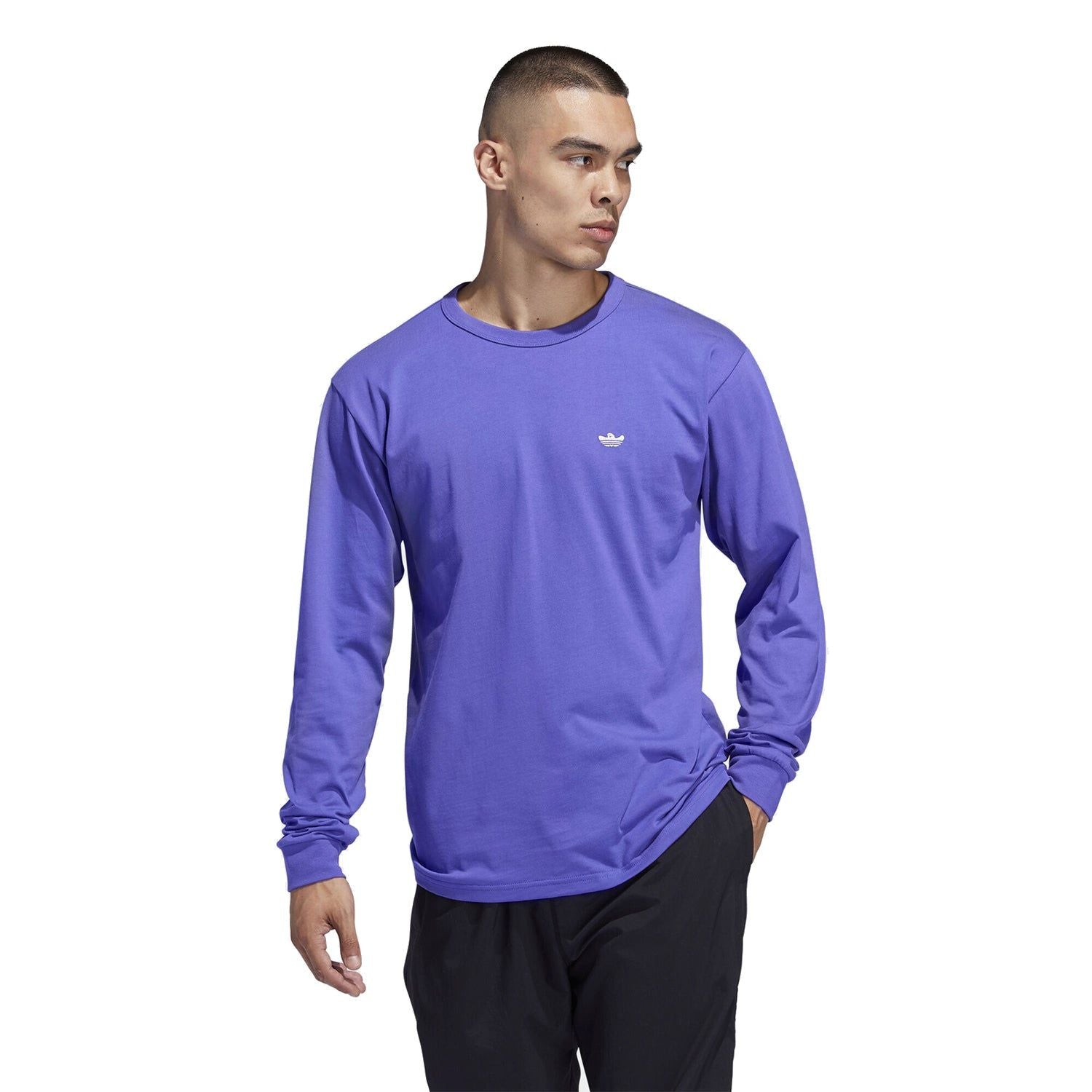 adidas Originals Shmoo Long Sleeved Tee - Purple - ViaductClothing -  -  
