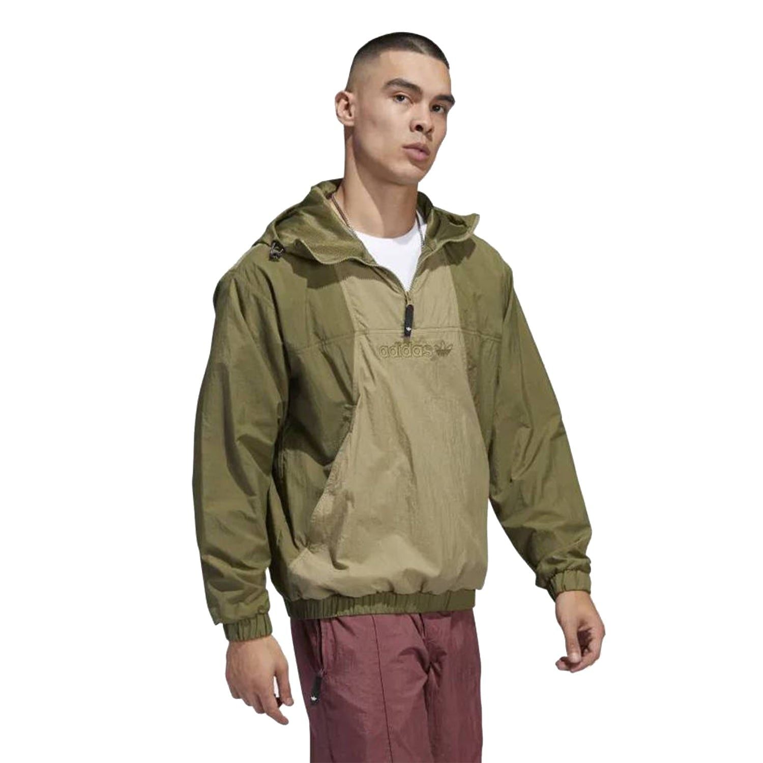 adidas Originals Skateboarding Anorak Windbreaker Jacket - Green - ViaductClothing -  -  