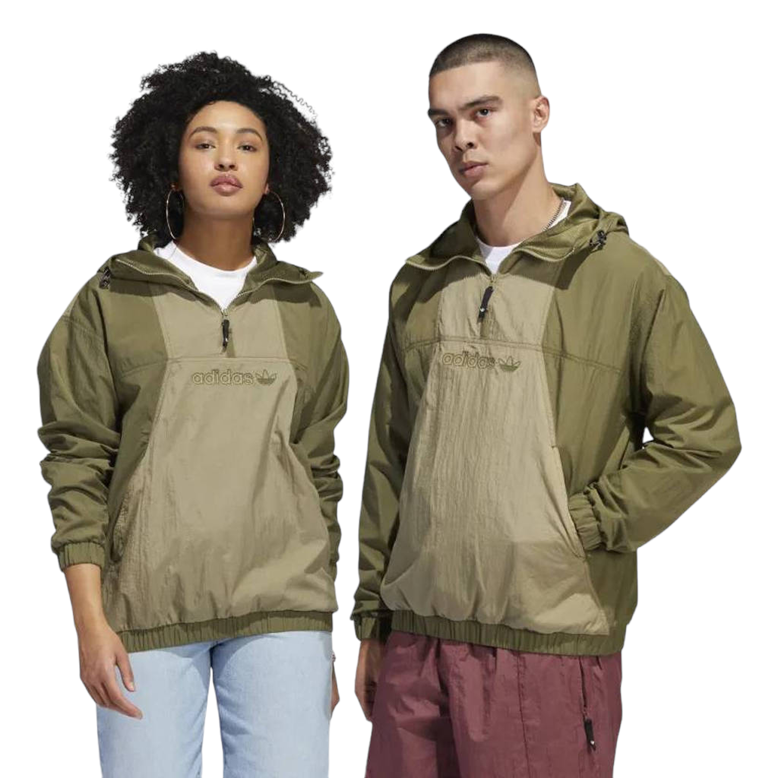 adidas Originals Skateboarding Anorak Windbreaker Jacket - Green - ViaductClothing -  -  