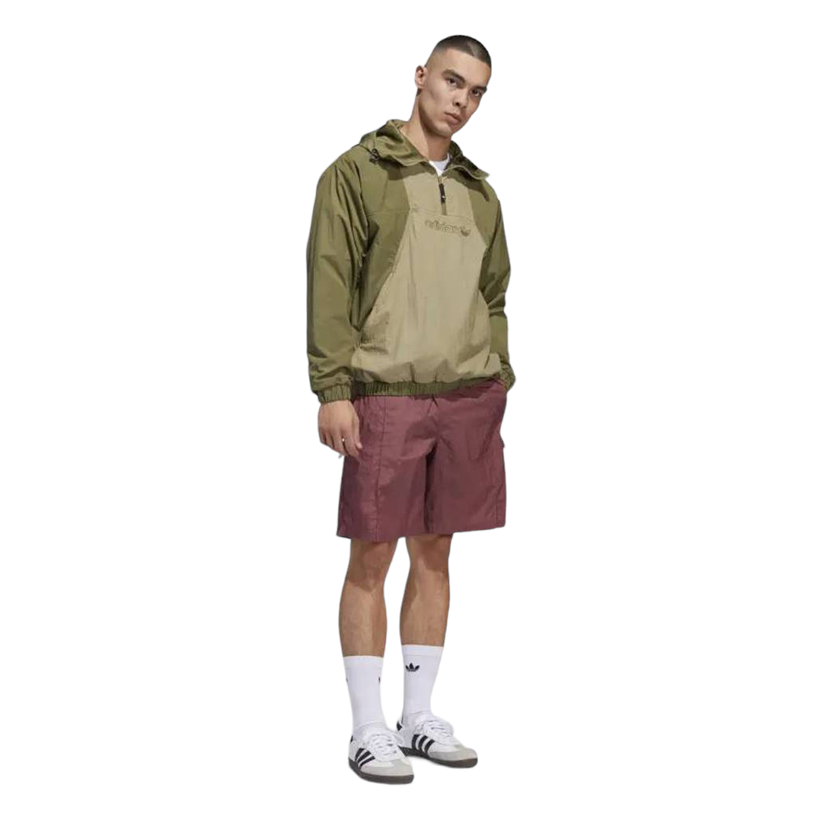 adidas Originals Skateboarding Anorak Windbreaker Jacket - Green - ViaductClothing -  -  