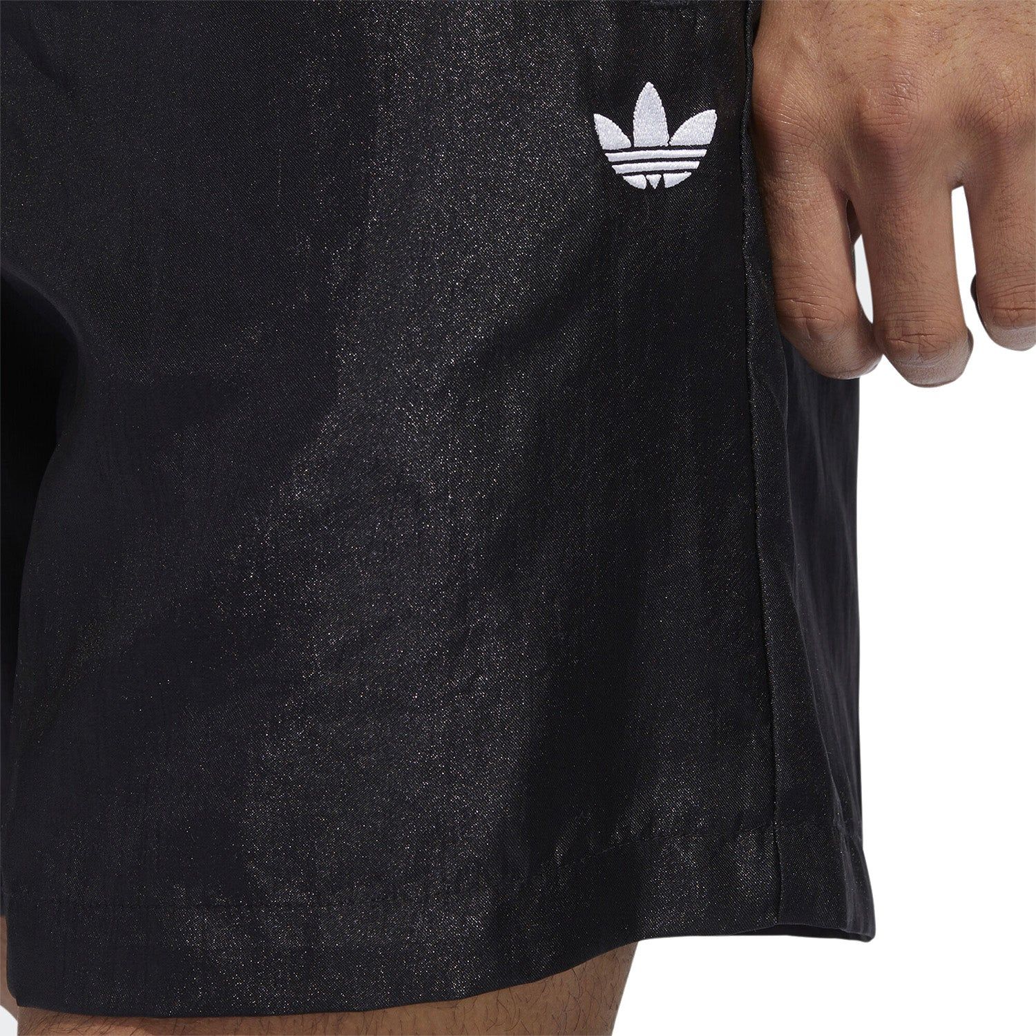 adidas Originals Skateboarding Satin Shorts - Black - ViaductClothing -  -  