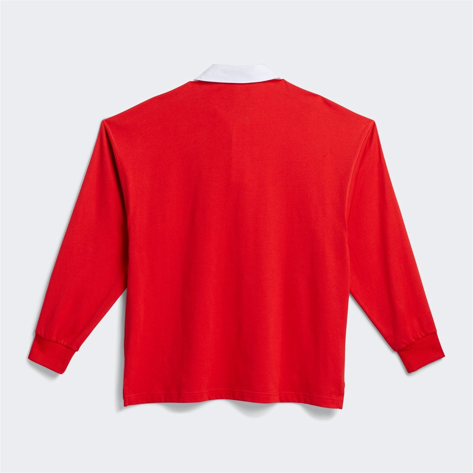 adidas Originals Solid Rugby Jersey - Red - ViaductClothing -  -  