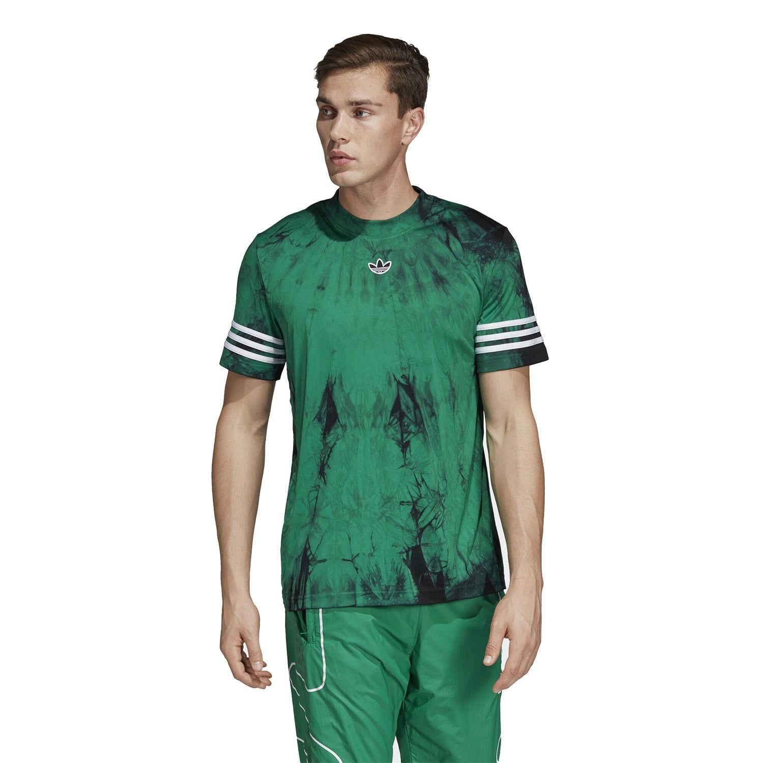 adidas Originals Space Dye Jersey - Green - ViaductClothing -  -  