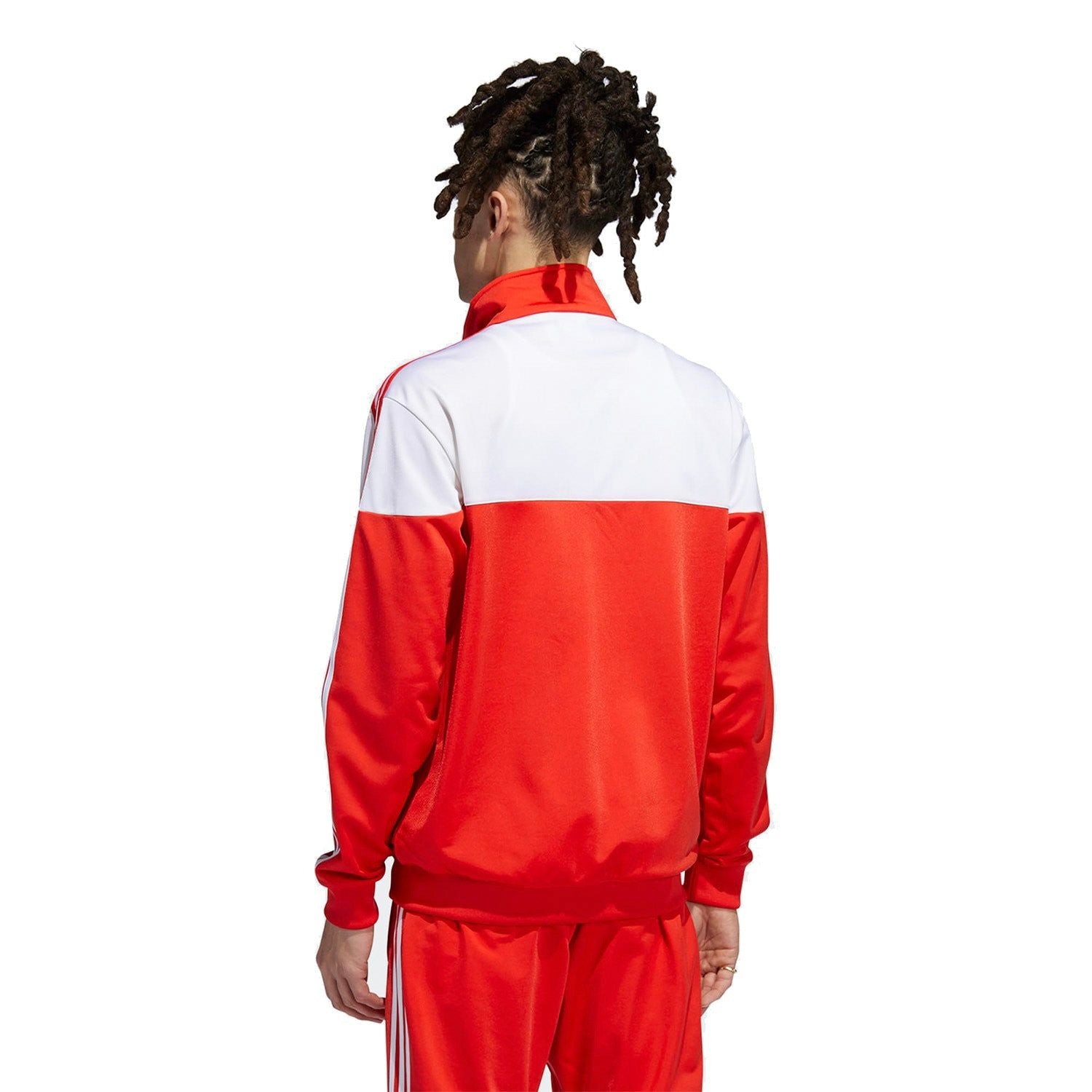 adidas Originals Split Firebird Track Top - Red - ViaductClothing -  -  