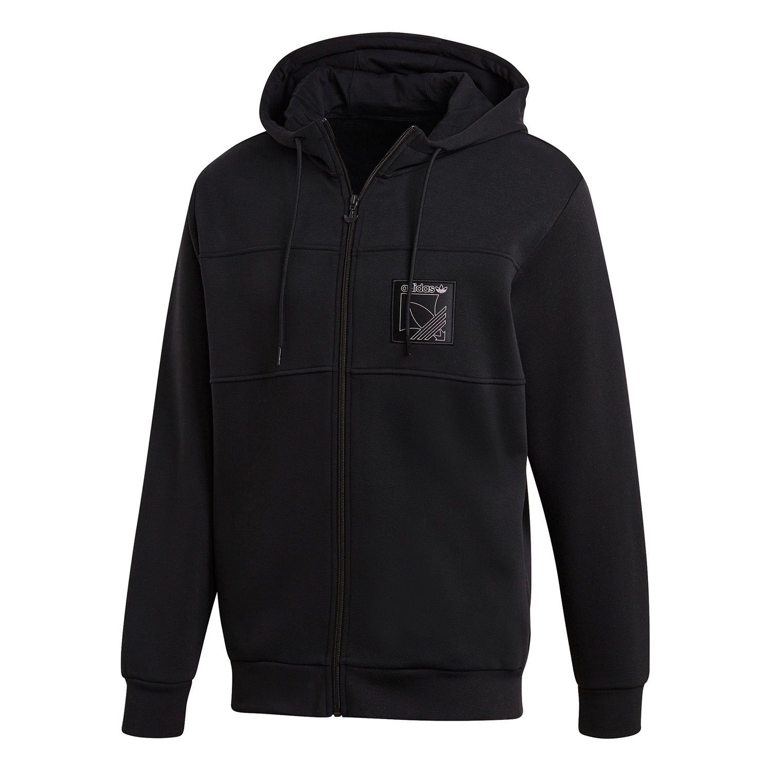 adidas Originals Sport Icon Full Zip Hoodie - Black - ViaductClothing -  -  