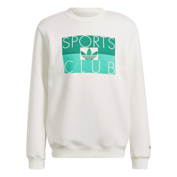 adidas Originals Sports Club Crew Neck Sweatshirt - White