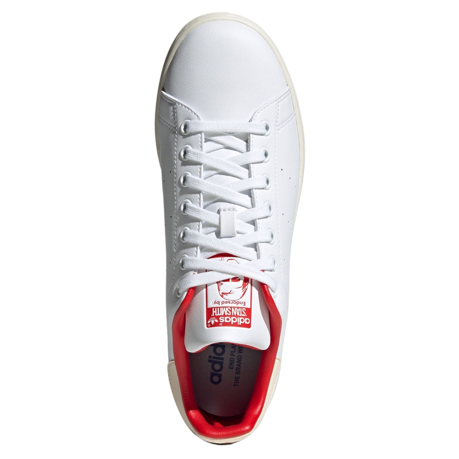 adidas Originals Stan Smith Candy Cane Christmas Shoes - White Red - ViaductClothing -  -  