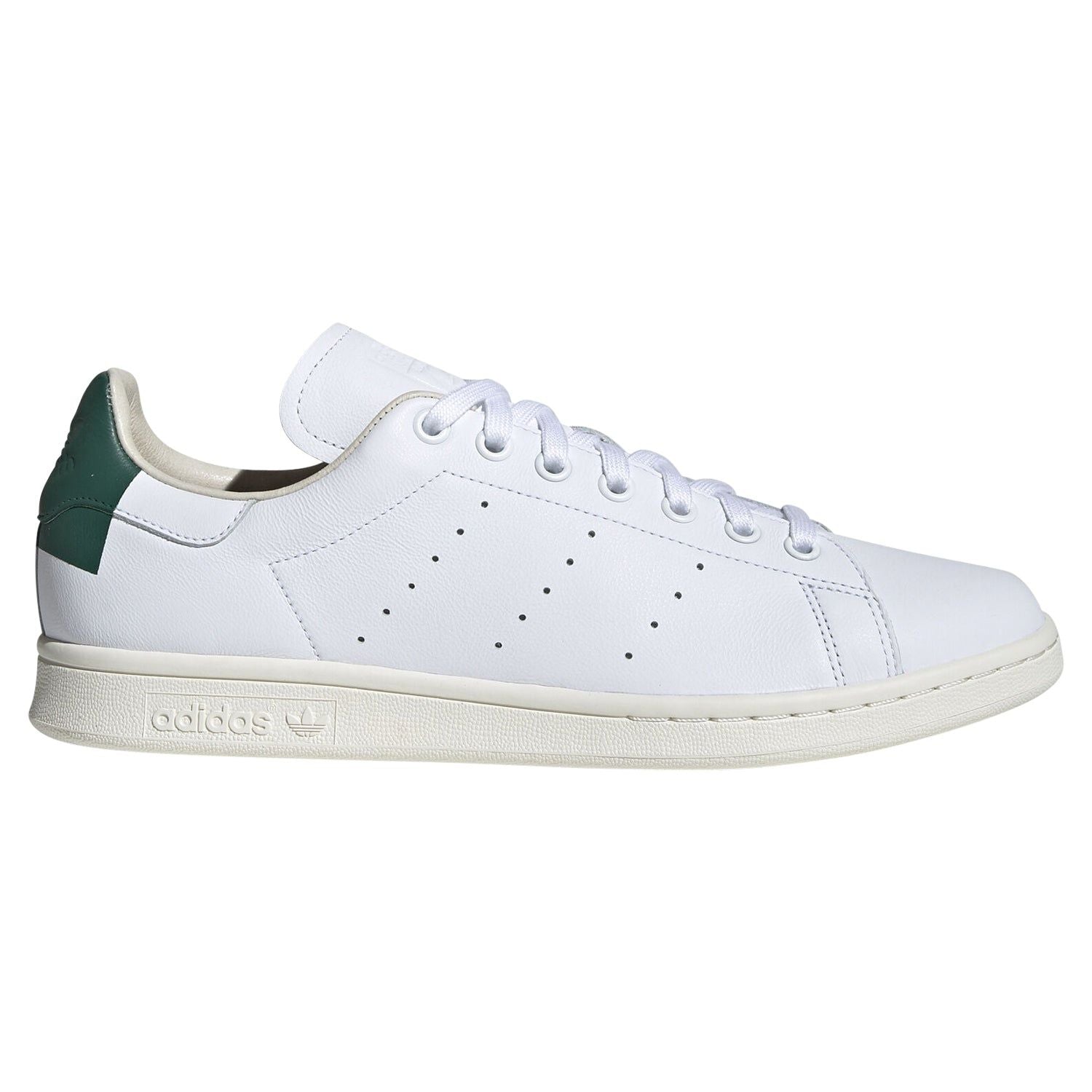 adidas Originals Stan Smith Shoes - Cloud White Collegiate Green - ViaductClothing -  -  