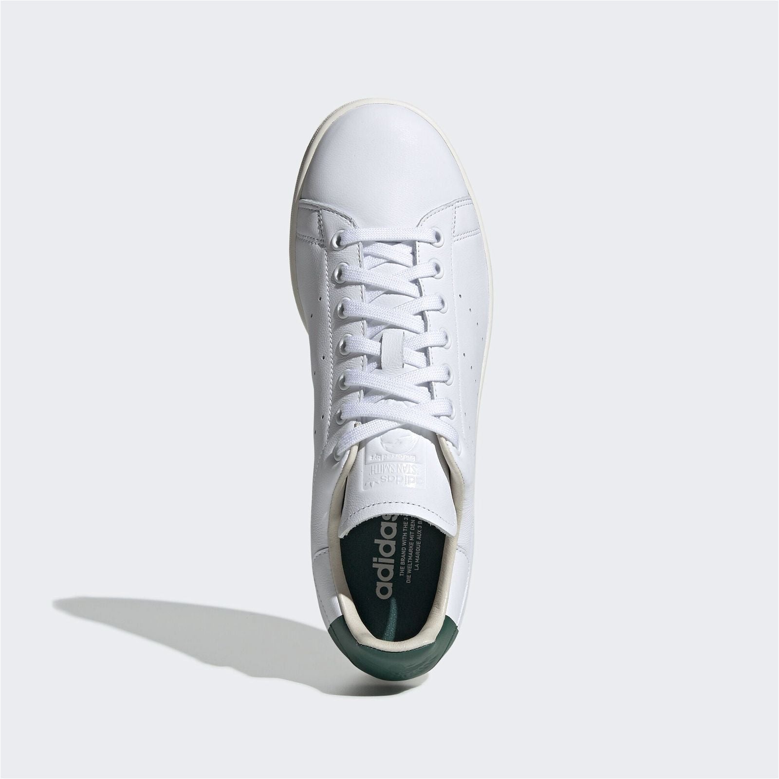 adidas Originals Stan Smith Shoes - Cloud White Collegiate Green - ViaductClothing -  -  
