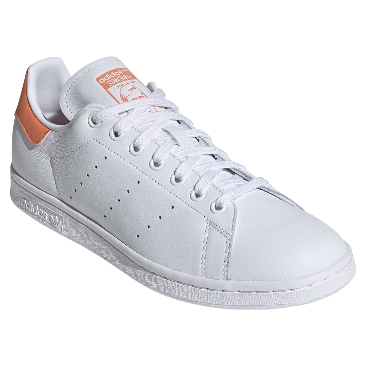 adidas Originals Stan Smith Shoes - White Coral - ViaductClothing -  -  
