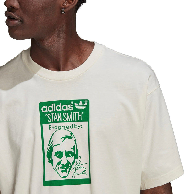 adidas Originals Stan Smith T Shirt White GQ8873 ViaductClothing
