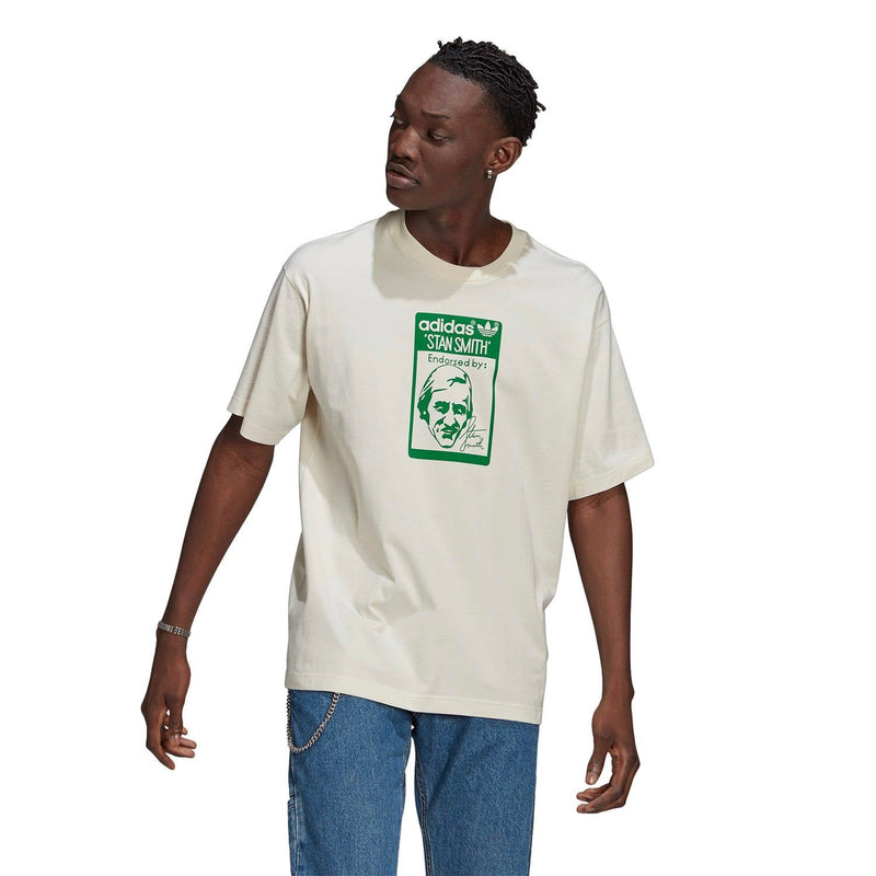 adidas Originals Stan Smith T Shirt White GQ8873 ViaductClothing