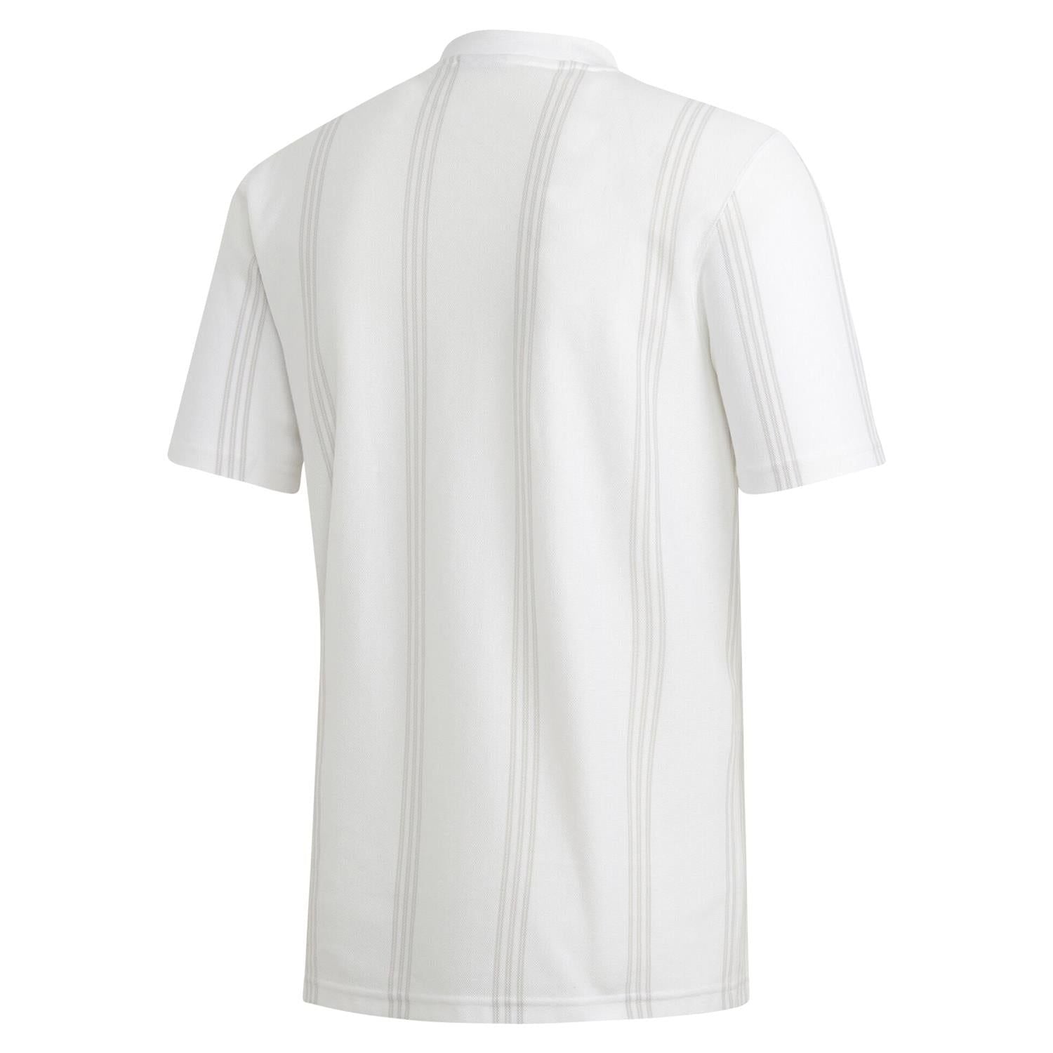 adidas Originals Stand Collar T Shirt - White - ViaductClothing -  -  