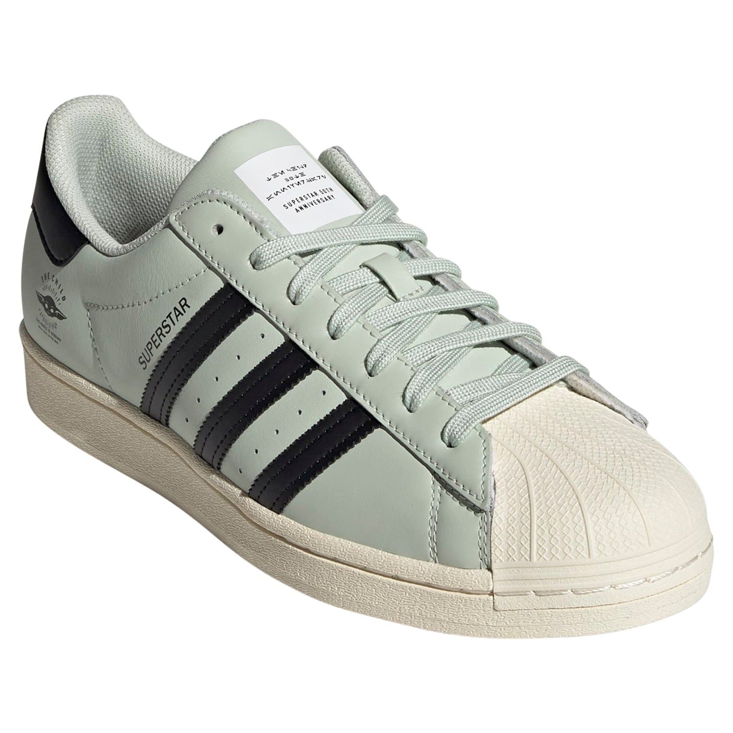 adidas Originals Star Wars Mandalorian Superstar The Child Shoes - Green - ViaductClothing -  -  