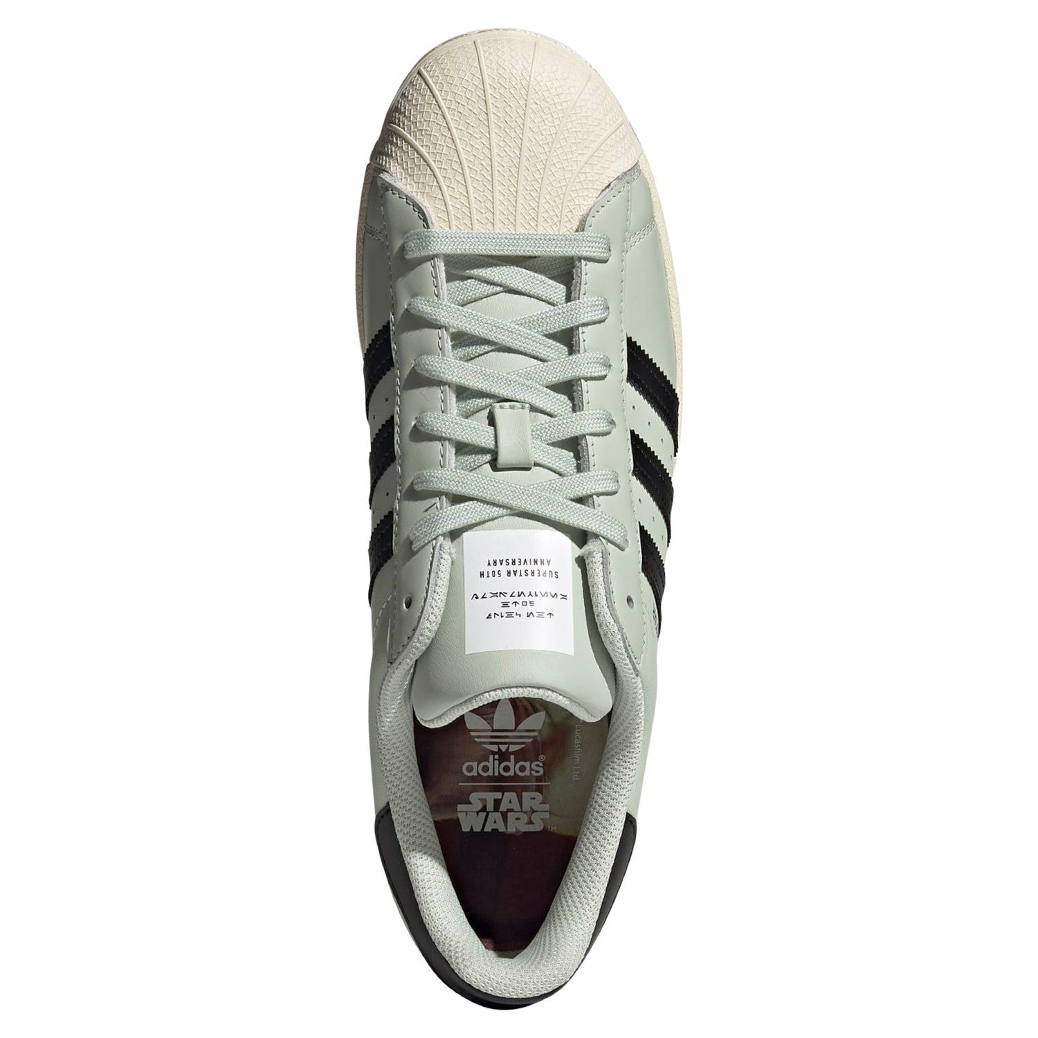 adidas Originals Star Wars Mandalorian Superstar The Child Shoes - Green - ViaductClothing -  -  