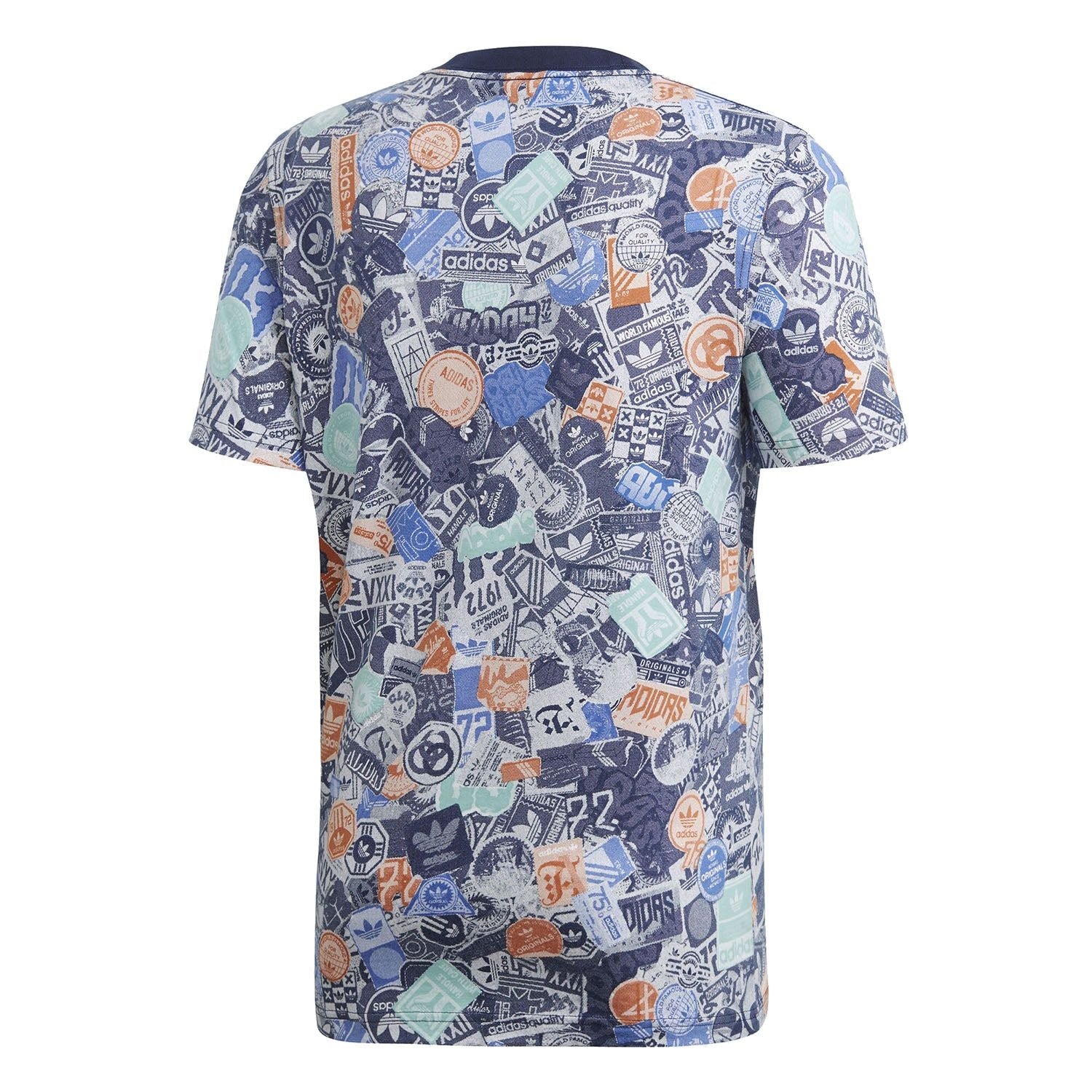 adidas Originals Sticker T Shirt - Multi - ViaductClothing -  -  
