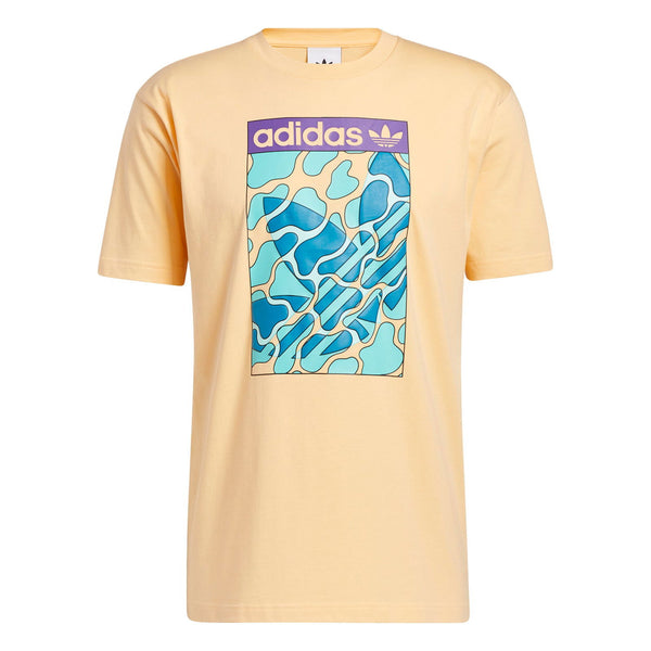 adidas Originals Summer Tongue Label T-Shirt - Orange - ViaductClothing -  -  