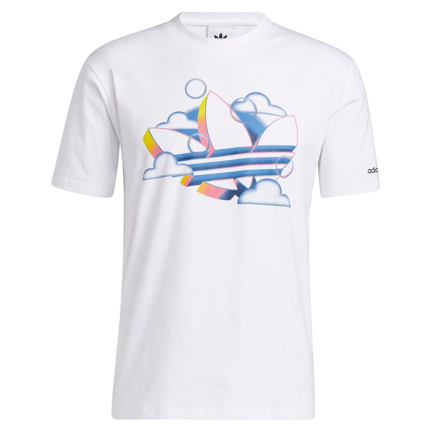 adidas Originals Summer Trefoil Tee - White - ViaductClothing -  -  