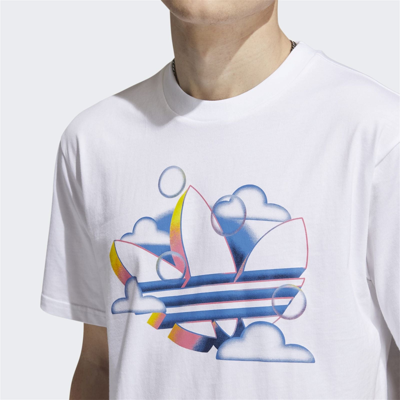 adidas Originals Summer Trefoil Tee - White - ViaductClothing -  -  