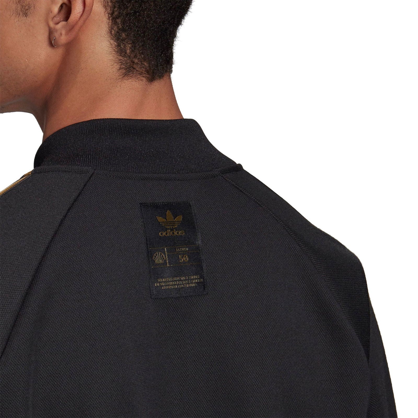 adidas Originals Superstar 24K Track Jacket - Black & Gold - ViaductClothing -  -  