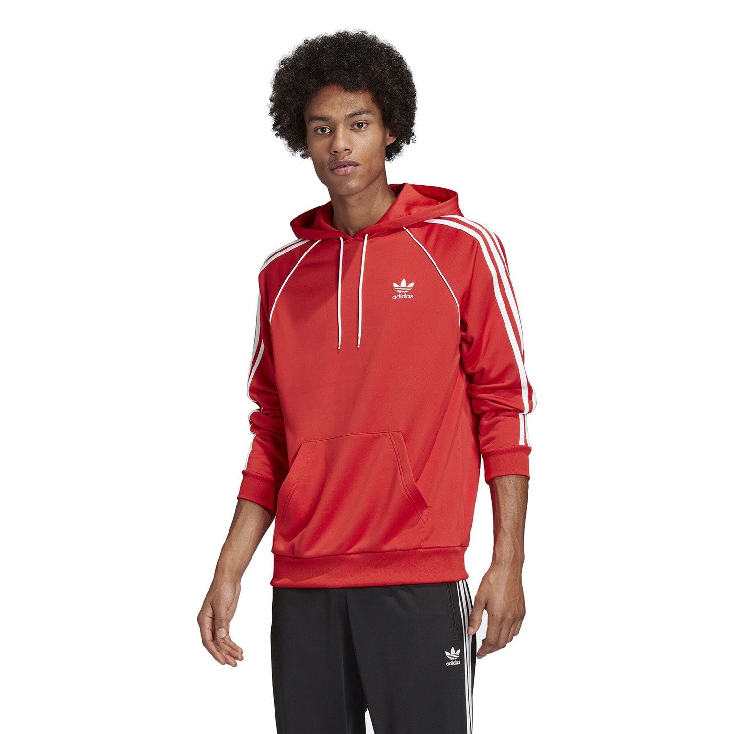 adidas Originals Superstar Hoodie - Red & White - ViaductClothing -  -  
