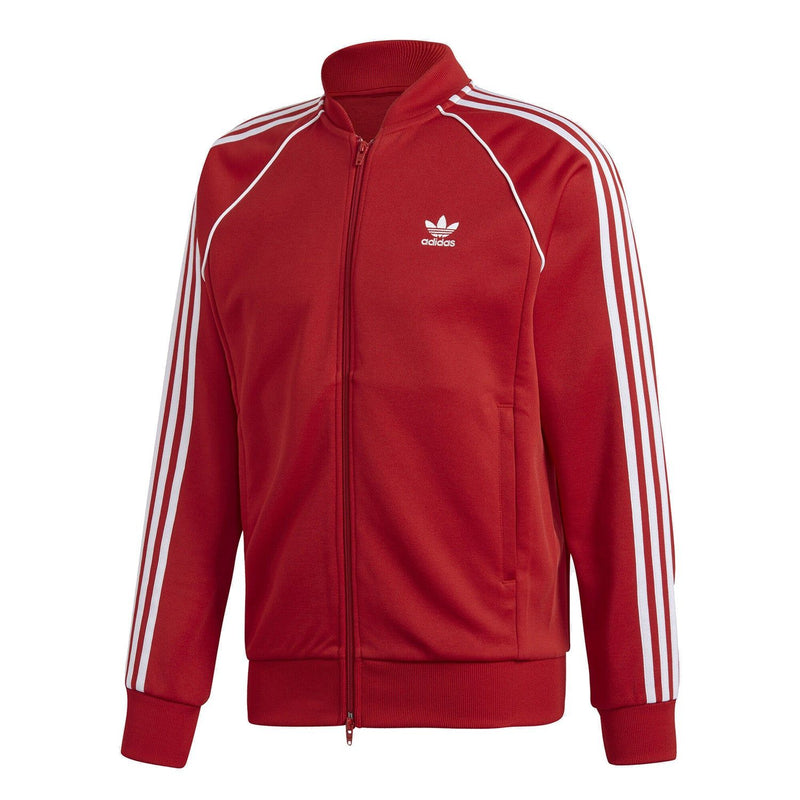 adidas Originals Superstar Track Top - Power Red - ViaductClothing -  -  