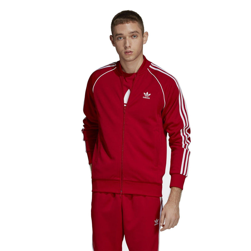 adidas Originals Superstar Track Top - Power Red - ViaductClothing -  -  