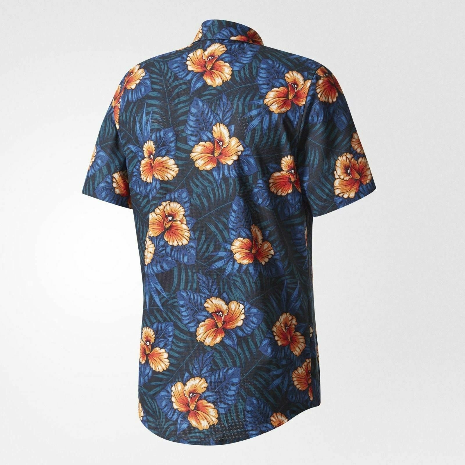 adidas Originals Sweat Leaf Hawaiian Shirt - Multi - ViaductClothing -  -  