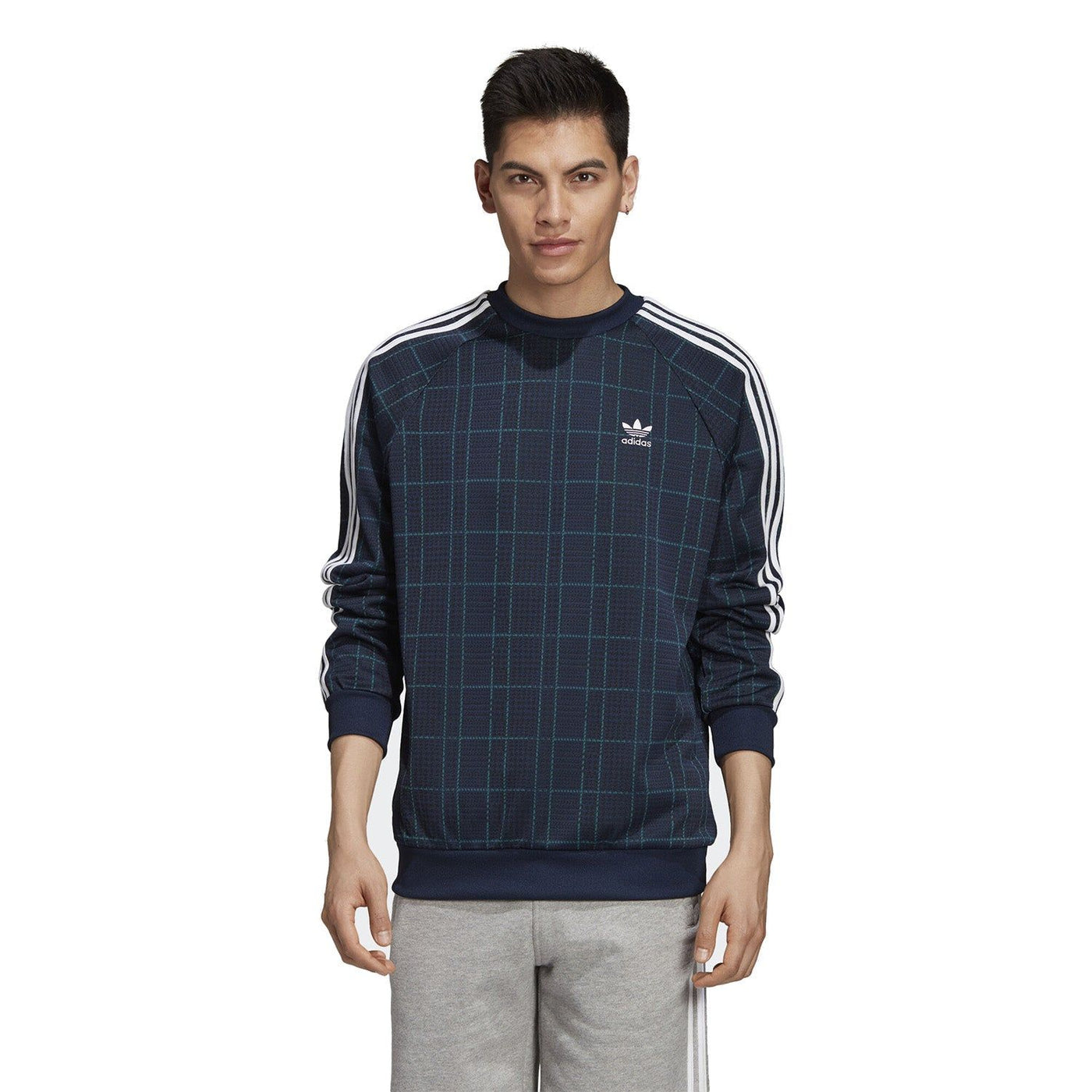 Adidas tartan sweatshirt new arrivals