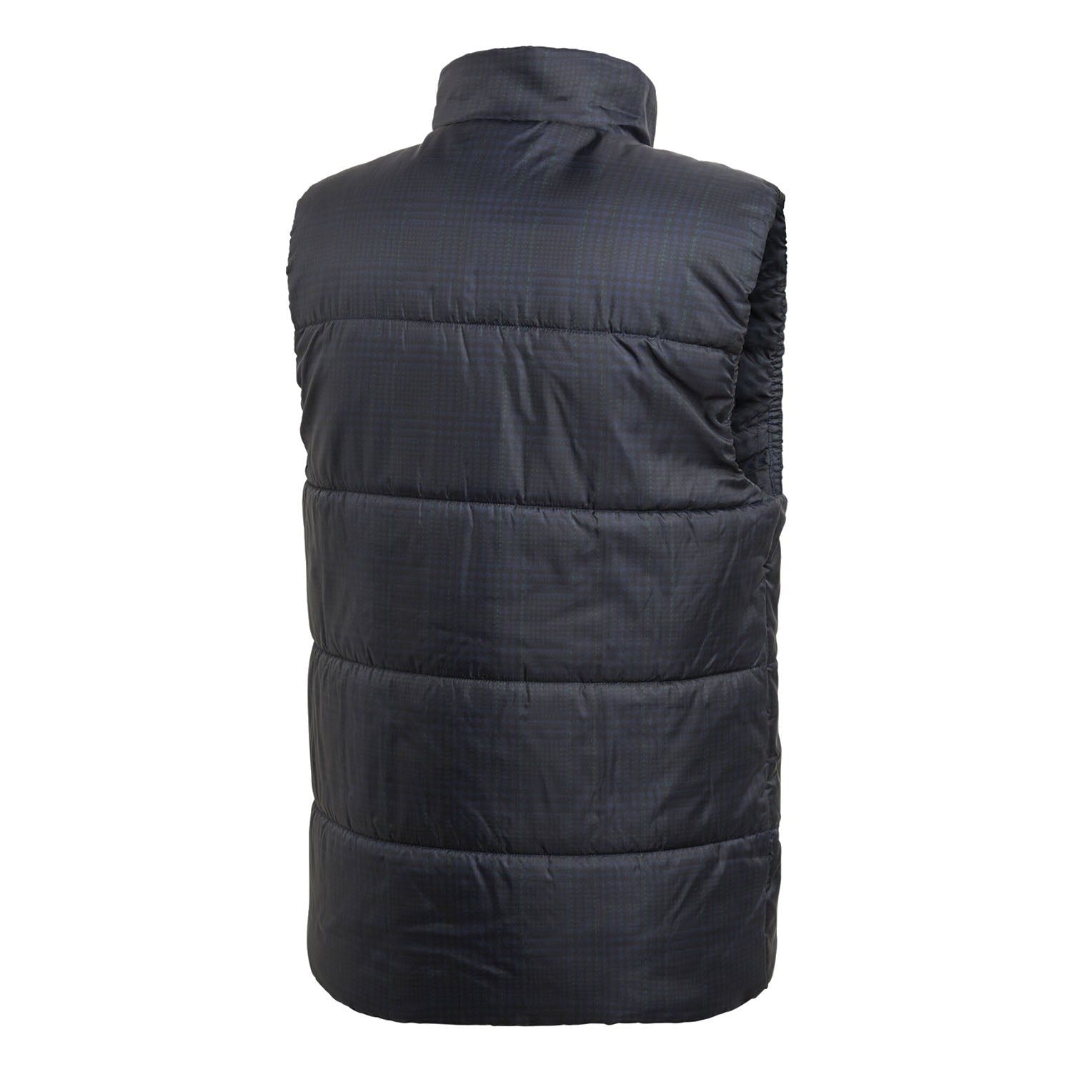 adidas Originals Tartan Gilet - Navy - ViaductClothing -  -  