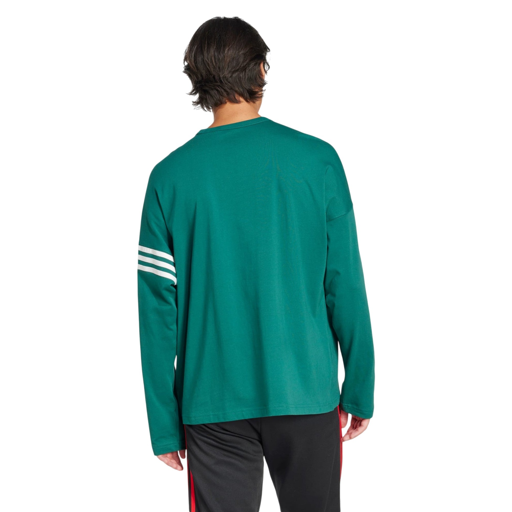 adidas Originals Men's Varsity Long-Sleeve T-Shirt - Green