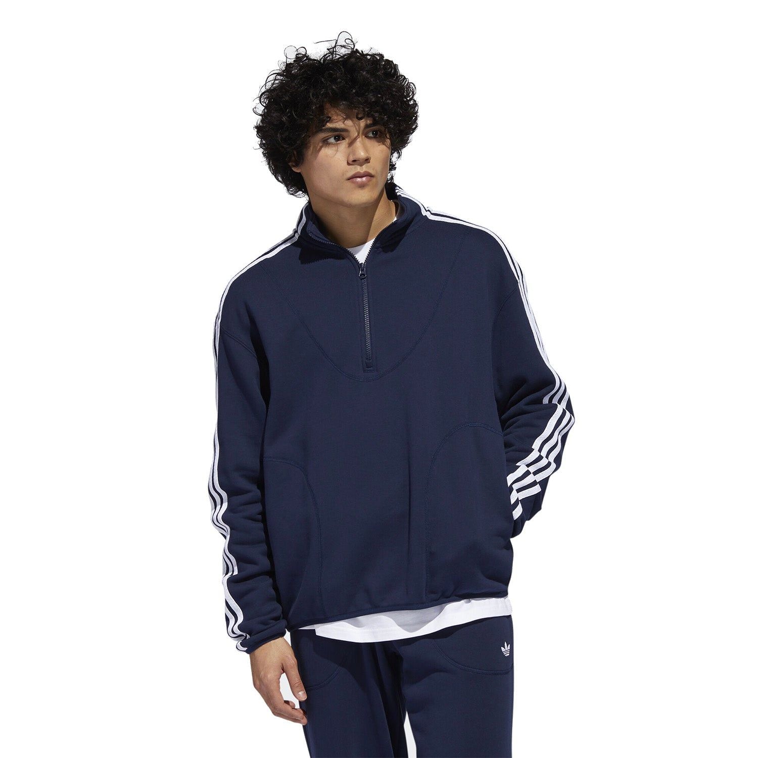 adidas Originals Terry Track Top (Gender Neutral) - Navy - ViaductClothing -  -  