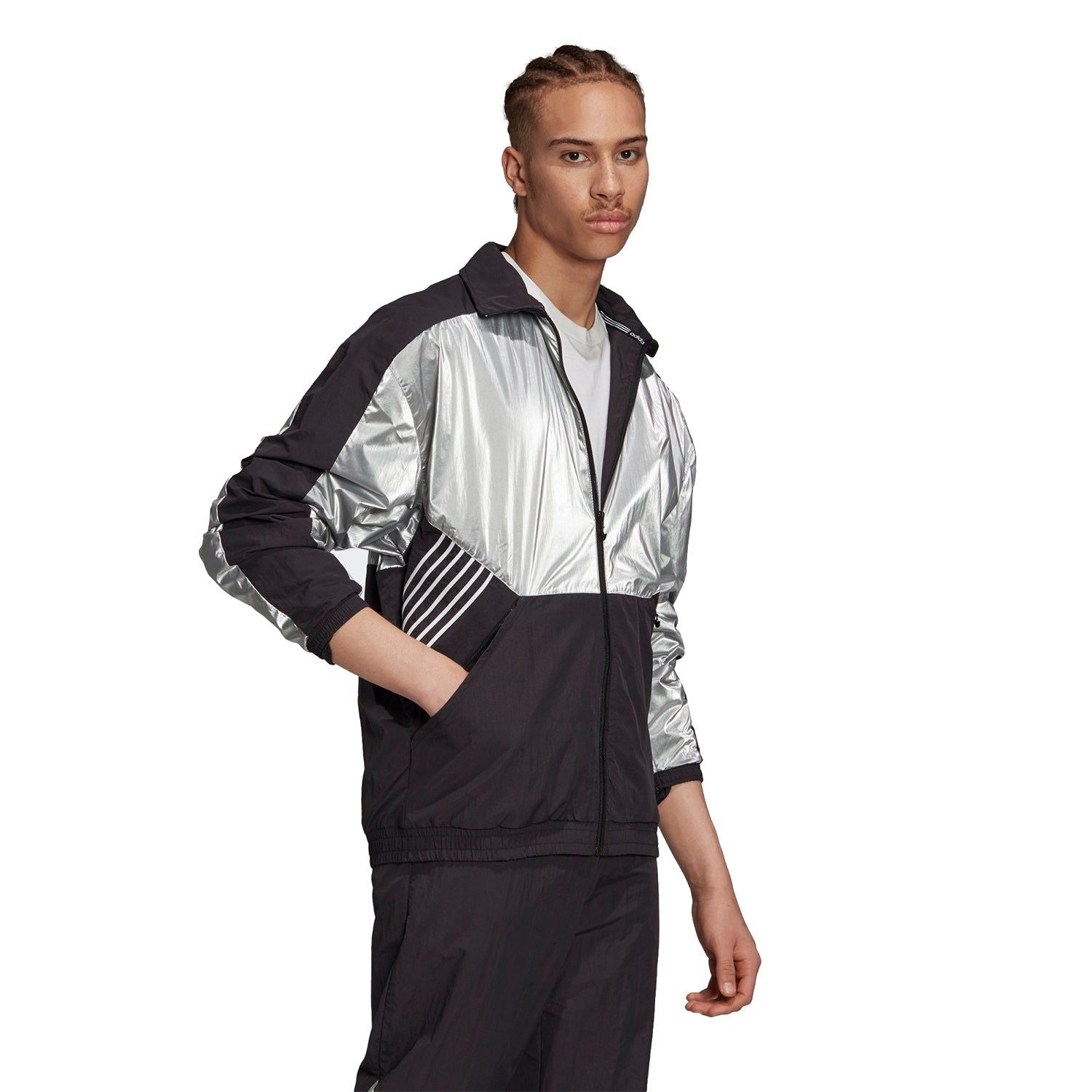 adidas Originals Tolima-02 Track Top - Silver - ViaductClothing -  -  