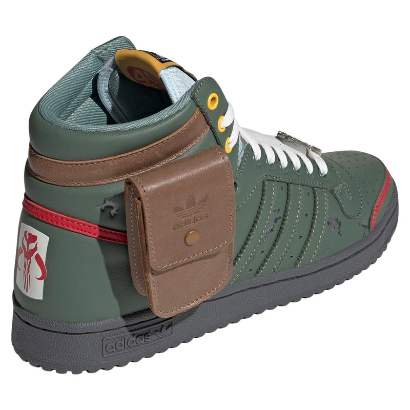 adidas Originals Top Ten Hi Star Wars Boba Fett Shoes - Green - ViaductClothing -  -  