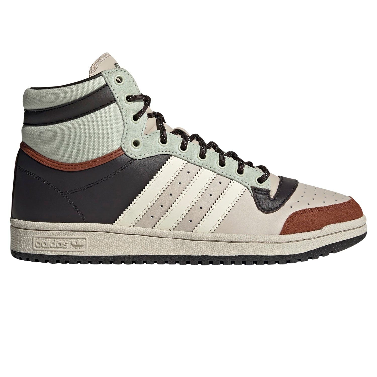 adidas Originals Top Ten Hi Star Wars The Mandalorian The Child Shoes - Green - ViaductClothing -  -  
